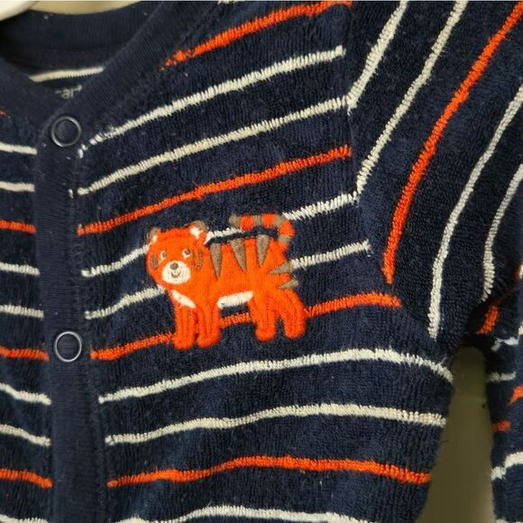 2/$15 Carters Terry Cloth Sleeper Size 6 - Picture 2 of 4